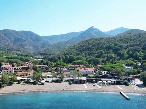 Bird's eye view, Beach, Mountain view