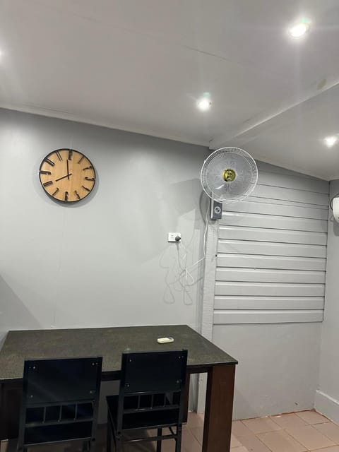 Dining area, air conditioner