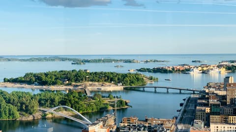 Sunny brand new sea view luxury skyscraper apartment in Helsinki Apartment in Helsinki