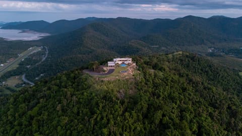 Natural landscape, Bird's eye view, Mountain view