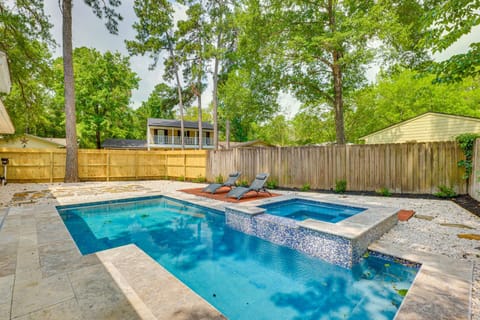 Pet-Friendly Spring Home with Private Pool and Hot Tub House in The Woodlands