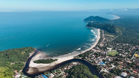 Nearby landmark, Day, Natural landscape, Bird's eye view, Beach, City view, Mountain view, Sea view