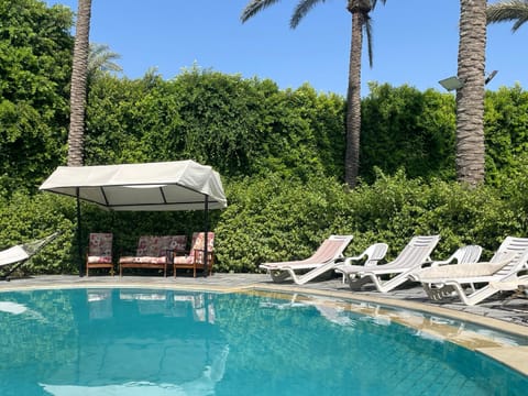 Pool view, Swimming pool, sunbed