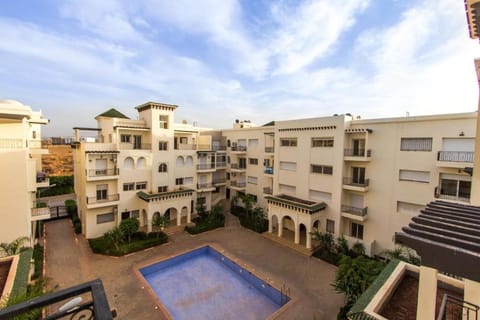 View (from property/room), Balcony/Terrace, Pool view, Swimming pool