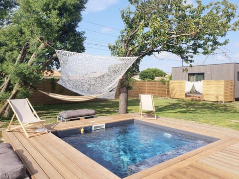 Patio, Garden view, Swimming pool