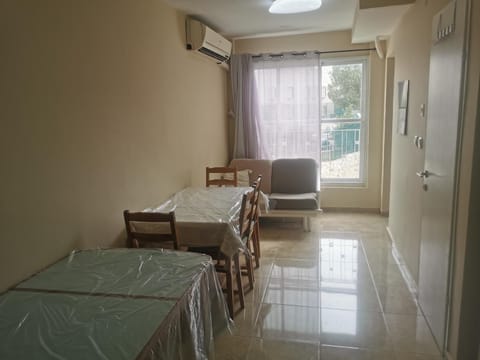 Dining area, air conditioner