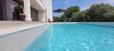 Pool view, Swimming pool, sunbed