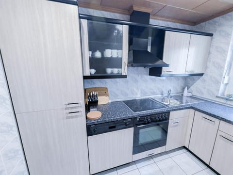 Kitchen or kitchenette, dishwasher, oven, stove