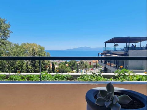 Natural landscape, View (from property/room), Balcony/Terrace, Sea view