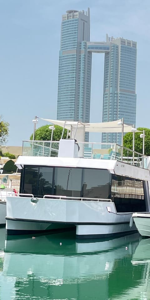 Solara yacht Docked boat in Abu Dhabi