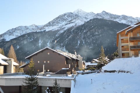 Property building, Winter, Mountain view