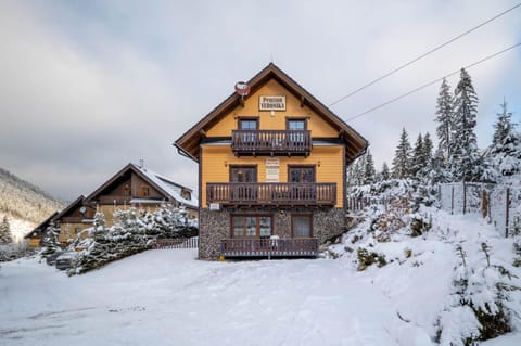 Property building, Natural landscape, Winter, Mountain view