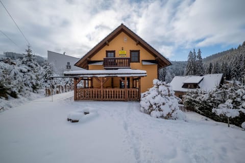 Property building, Winter, Mountain view