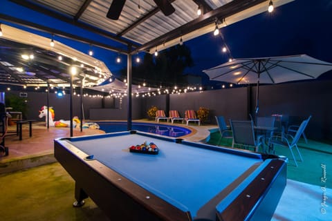 Patio, Billiard, Pool view