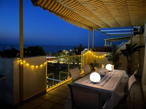 Off site, Night, View (from property/room), Balcony/Terrace, Balcony/Terrace, Sea view