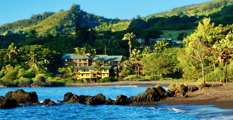 Property building, Natural landscape, Bird's eye view, Sea view