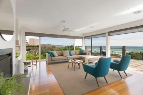 Patio, Day, Natural landscape, View (from property/room), Living room, Seating area, Sea view