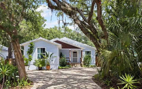 Hidden Haven Vilano Beach Home - Private Backyard House in Vilano Beach