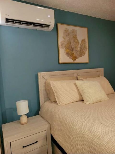 Bed, Photo of the whole room, Bedroom, air conditioner