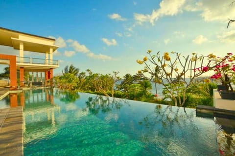 View (from property/room), Balcony/Terrace, Pool view, Swimming pool