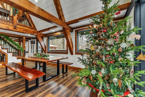 Winter, Dining area, Dinner