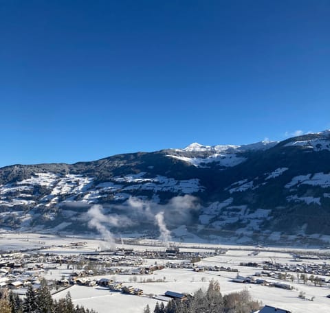 Day, Natural landscape, Winter, Mountain view