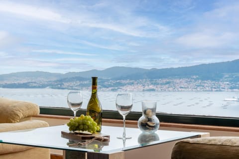 Natural landscape, View (from property/room), Living room, Mountain view, Sea view