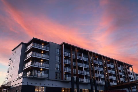 Property building, Sunset