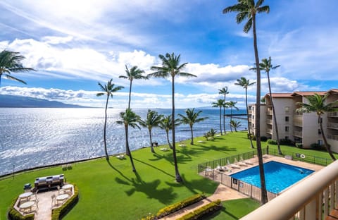 Day, Pool view, Sea view, Swimming pool