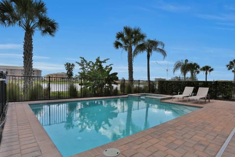 Pool view, sunbed