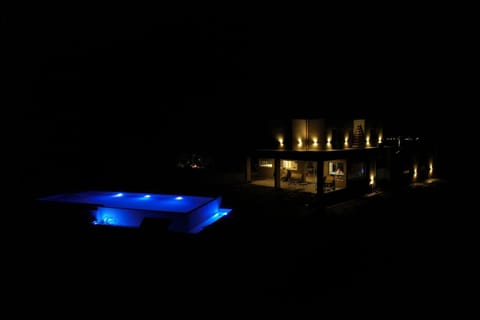 Night, Natural landscape, Pool view, Swimming pool