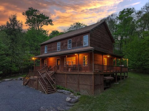 Property building, Natural landscape, Sunset