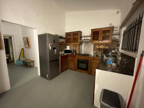 Kitchen or kitchenette, oven, stove