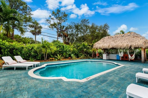 Pool view, Swimming pool, sunbed