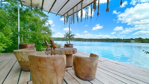 Natural landscape, View (from property/room), Seating area, Lake view