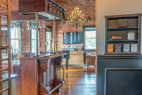 Brick Loft Penthouse on Main Apartment in Brevard