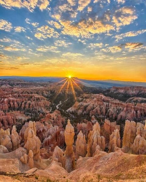 Nearby landmark, Natural landscape, Mountain view, Sunrise, Sunset