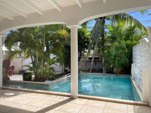 Patio, Pool view