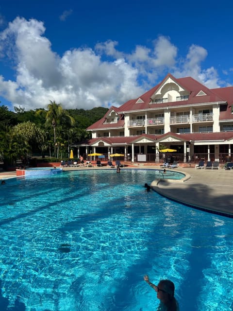 Property building, Pool view, Swimming pool