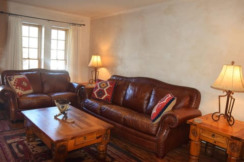 Claim Jumper Townhouse 16 - On The River - Across from the Fishing Ponds - In Town - Near The Ski Area - Fireplace - WiFi - Sate House in Red River