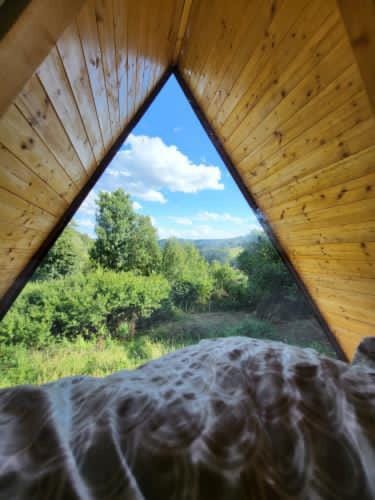 Romantické Áčko nad Rybníkem Luxury tent in South Moravian Region