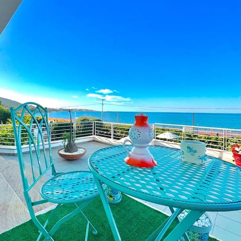 View (from property/room), Balcony/Terrace, Sea view