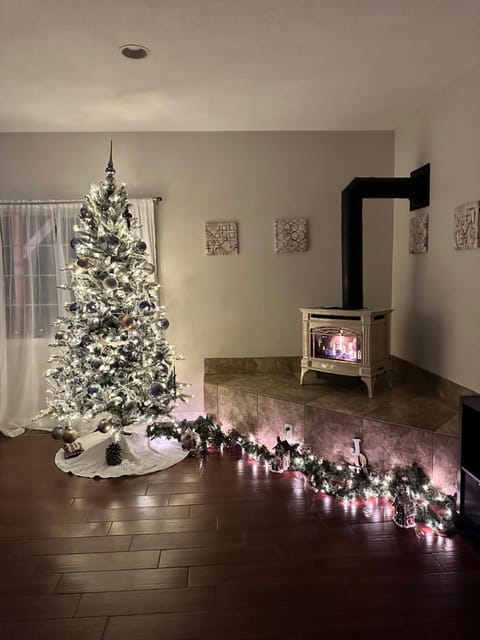 Living room, fireplace