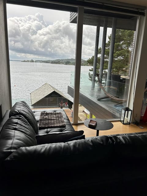 Living room, Seating area, Sea view