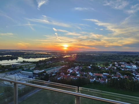 Natural landscape, River view, Sunset