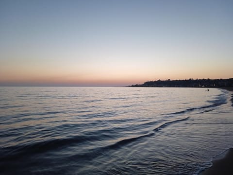 Natural landscape, Beach, Sea view, Sunset