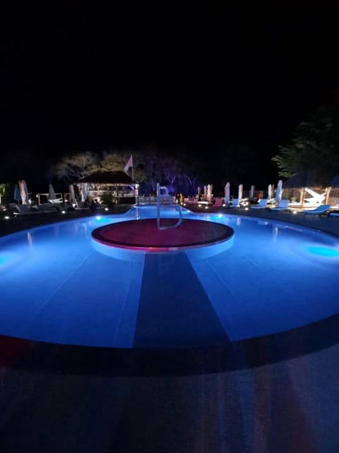 Night, Pool view