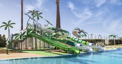 Natural landscape, Aqua park, Pool view, Swimming pool