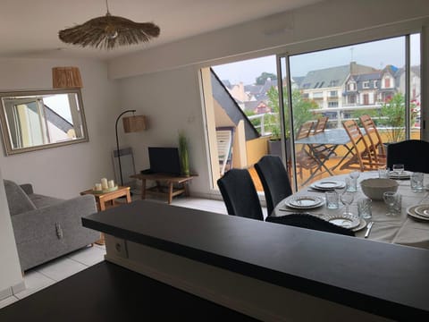 duplex vue mer grande plage,coeur cente ville Apartment in Quiberon