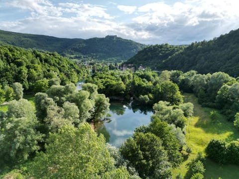 Nearby landmark, Day, Natural landscape, Bird's eye view, River view